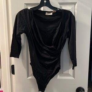 Victoria’s Secret vintage black leotard/ bodysuit size small